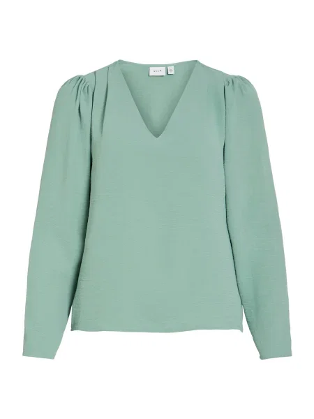VILA Bluză VIRELLA mentă verde