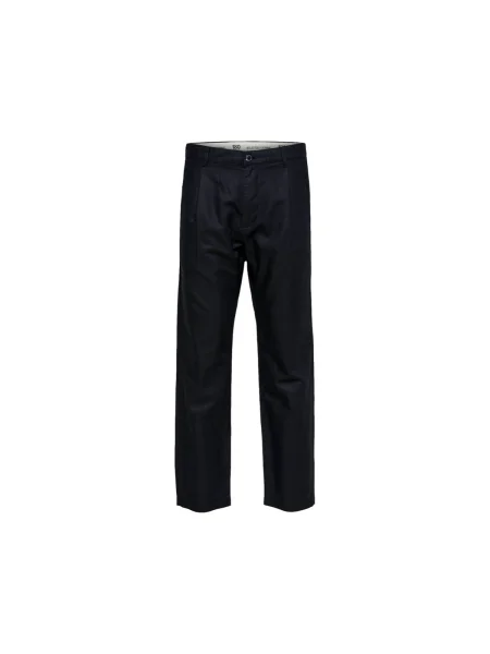 Pantaloni Selected de in negru