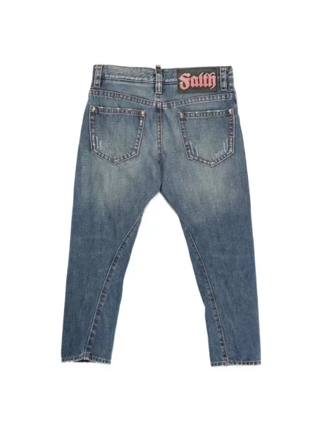 Decupat blugi Dsquared2 albastru