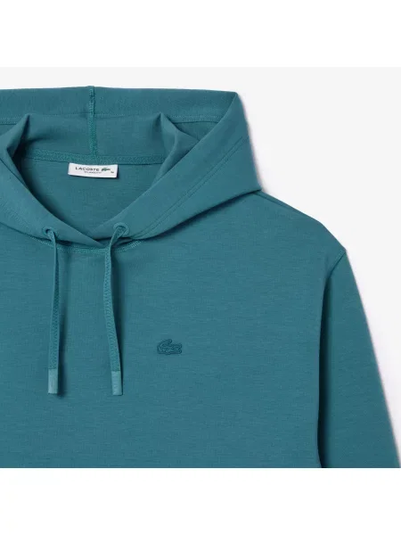 Lacoste Bluza Z Kapturem Jogger niebieska