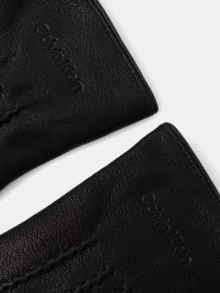 Calvin Klein Prstové rukavice čierna