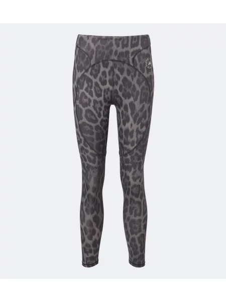 Leggings Adidas By Stella Mccartney cu imagine cu model leopard gri