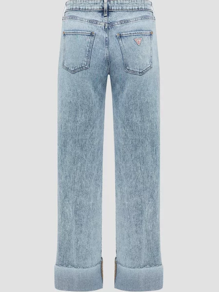 Прямі джинси GUESS блакитний