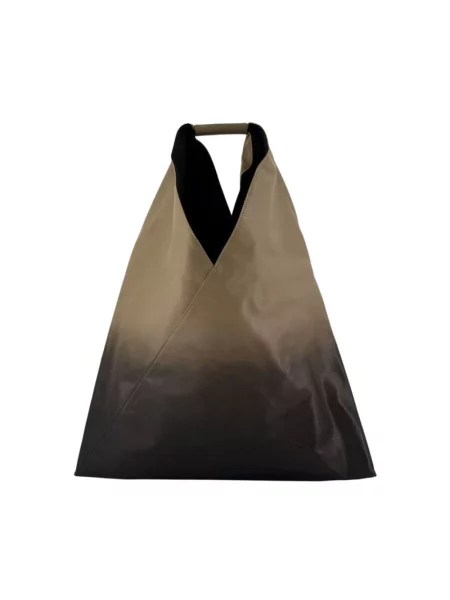 Maison Margiela torebka skórzana zielona