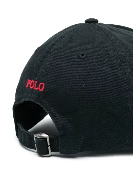 Czapka z daszkiem dziecięca Polo Ralph Lauren czarna