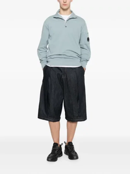 Hanorac C.p. Company de jumătate de fermoar albastru