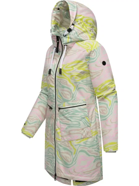 Ragwear Funkcionális kabátok Holstic limone / menta / pasztellzöld rózsaszín