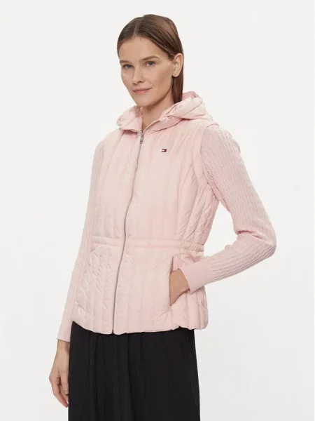 Tommy Hilfiger Vesta Feminine Lw Down Vest růžová