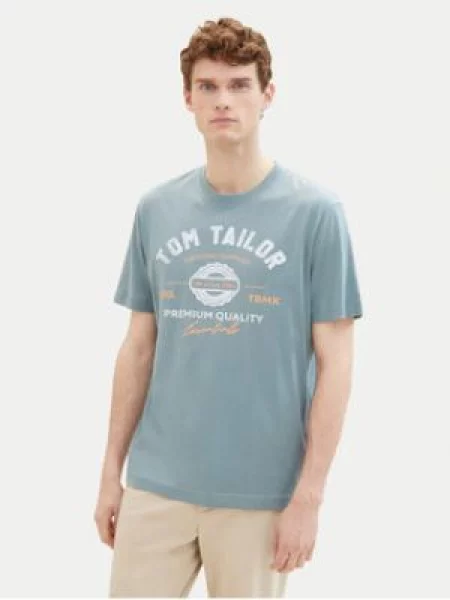 TOM TAILOR Tričko / světle / oranžová šedá