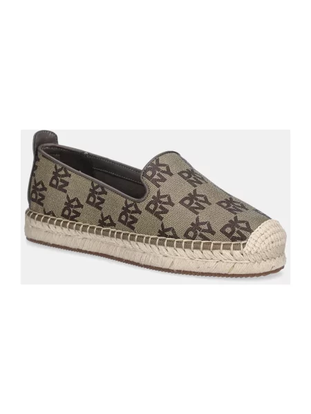 Espadryle Dkny beżowe
