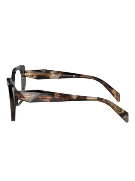Ochelari de soare Prada Eyewear cu imprimeu geometric maro