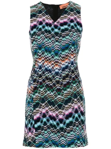 Rochie mini Missoni de costum verde