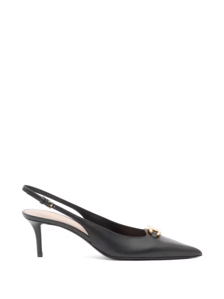Pantofi cu toc Valentino Garavani slingback negru