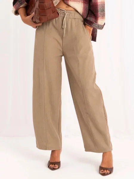 Hlače Italy Moda bež