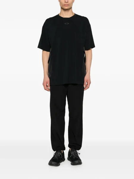 Тениска Oakley с автограф черно