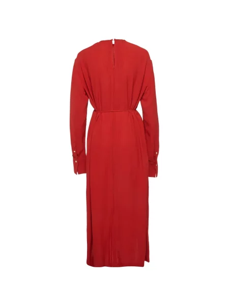 Cu centură rochie maxi Toteme roșu