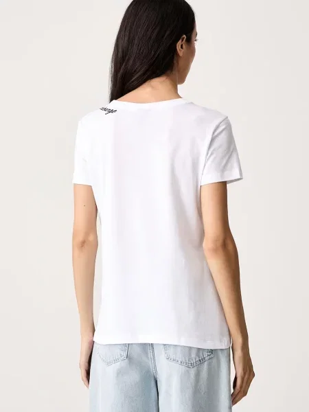 Armani Exchange тениска дамска от бяло