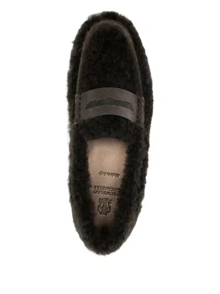 Pantofi loafer Brunello Cucinelli maro