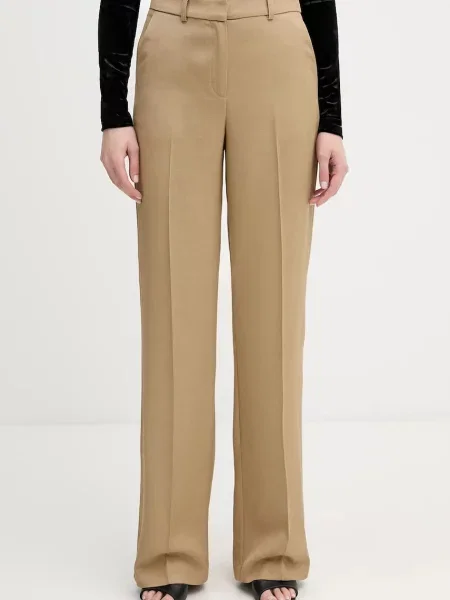 Marciano by Guess pantaloni din lana ABBY verde