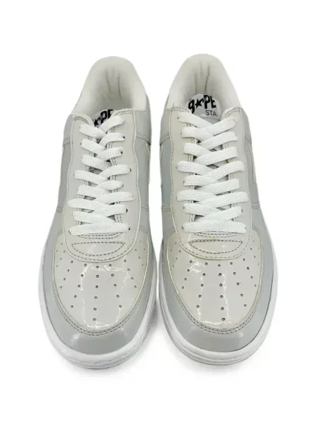Sneakerși A Bathing Ape® din piele gri