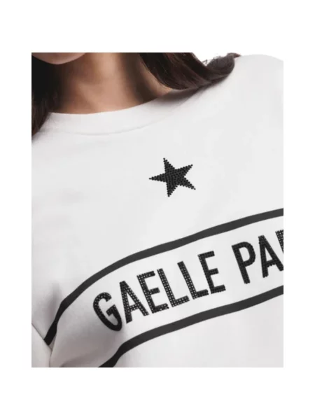 Bluza Gaëlle Paris z nadrukiem biała