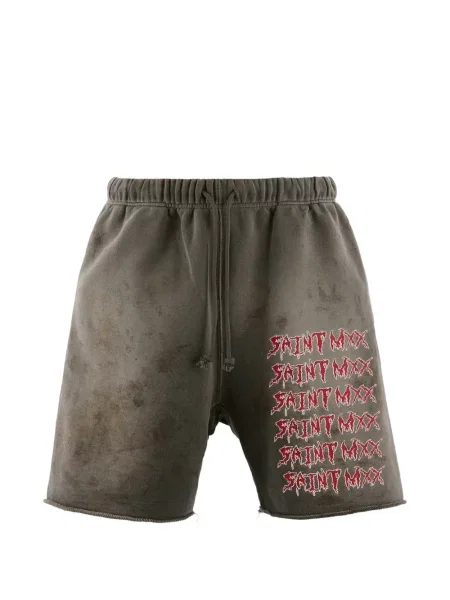 Pantaloni scurți Saint Mxxxxxx cu imagine gri