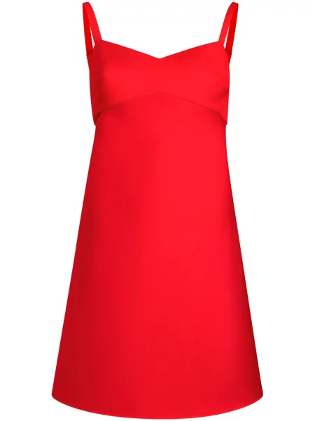 Rochie Khaite de mătase roșu