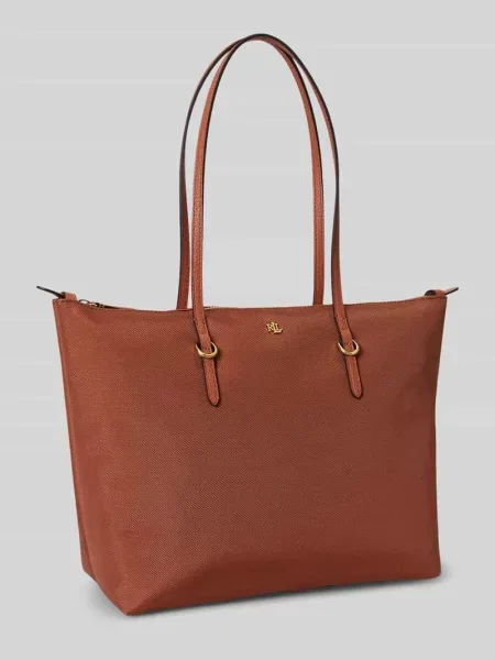 Lauren Ralph Lauren torebka shopper brązowa