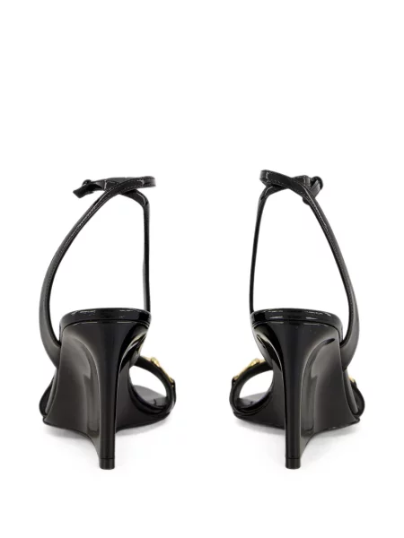 Sandale Gucci cu pană negru