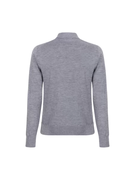 Koszulka polo Dolce And Gabbana z kaszmiru szara