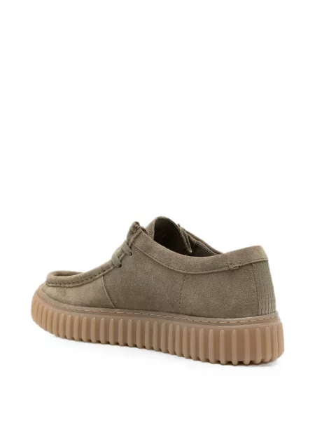 Pantofi derby Clarks verde