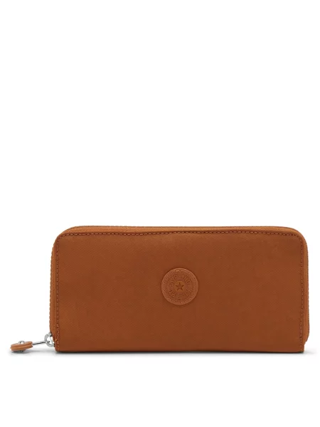 KIPLING Portofel Money World coniac maro