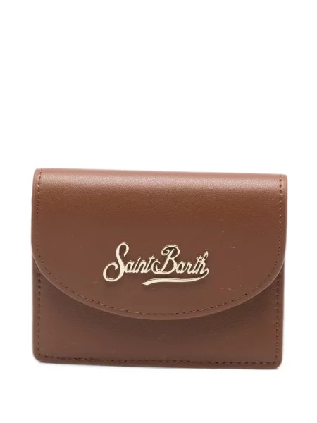 Portfel Mc2 Saint Barth z logo brązowy