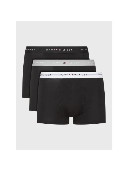Tommy Hilfiger Underwear Boxeralsók szürke / piros / fekete fehér