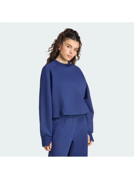 MIKINA SOFT LUX WINTER KNIT modrá