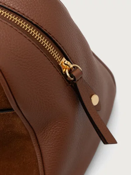 Кожаная сумка через плечо Pollini