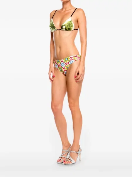Bikini Mc2 Saint Barth cu volane alb