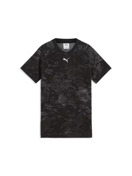 Młodzieżowa koszulka PUMA Sport Camo PUMA czarna
