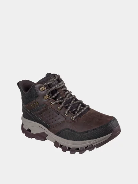 Кожаные ботинки Skechers коричневые