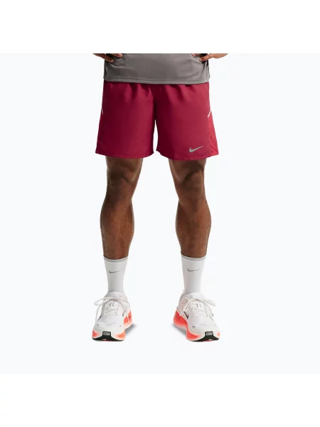 Pantaloni scurți de alergare pentru bărbați Nike Miler tough red/sport red roșu