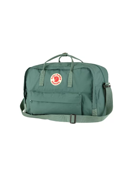 Чанта Fjallraven Kanken Weekender голям с изчистен дизайн зелено