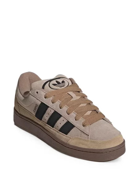 Pantaloni Adidas tricotate cu autograf alergare albastru