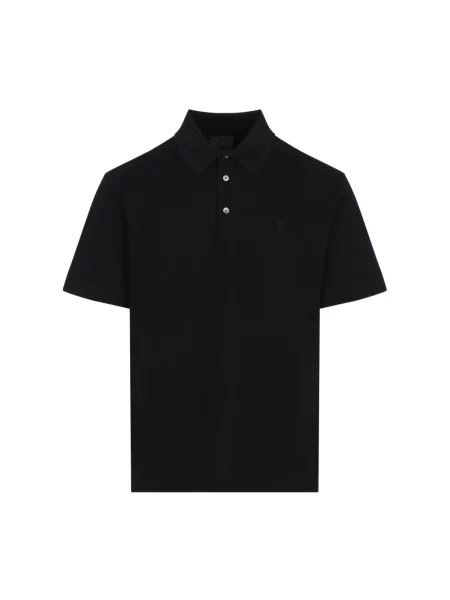 Haftowana koszulka polo Givenchy czarna