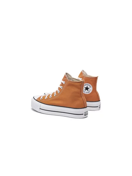 Plátenky Converse Chuck Taylor All Star Lift Platform Hi oranžová