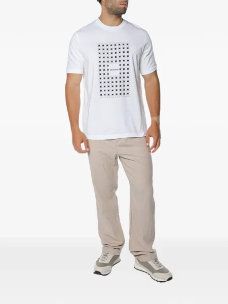 Tricou Ted Baker cu imagine alb