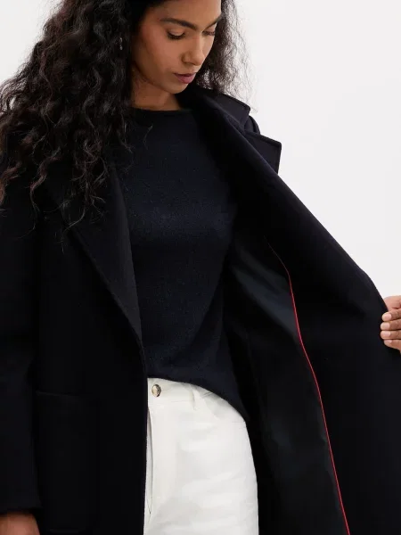 Вовняне пальто MAX&Co. демісезонне червоний