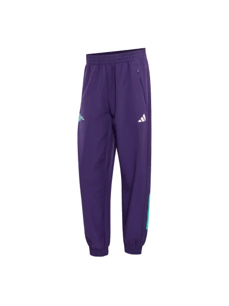 ADIDAS PERFORMANCE Sportovní kalhoty Mercedes-Amg Petronas Formula 1 Team Vanda Bloom svítivě modrá / fialkově modrá bílá