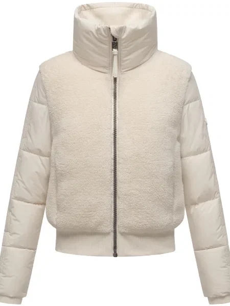 NAVAHOO Geacă de iarnă lână alb