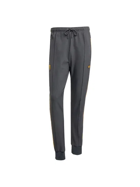 ADIDAS ORIGINALS Παντελόνι φόρμας Manchester United Terrace Icons κάρυ μαύρο