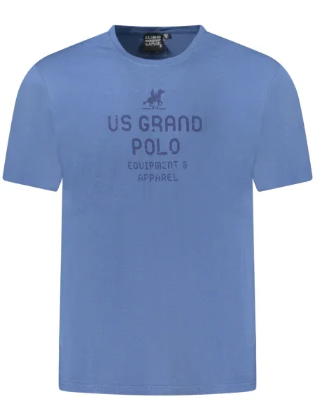Krótki polo U.s. Grand Polo z krótkim rękawem niebieskie